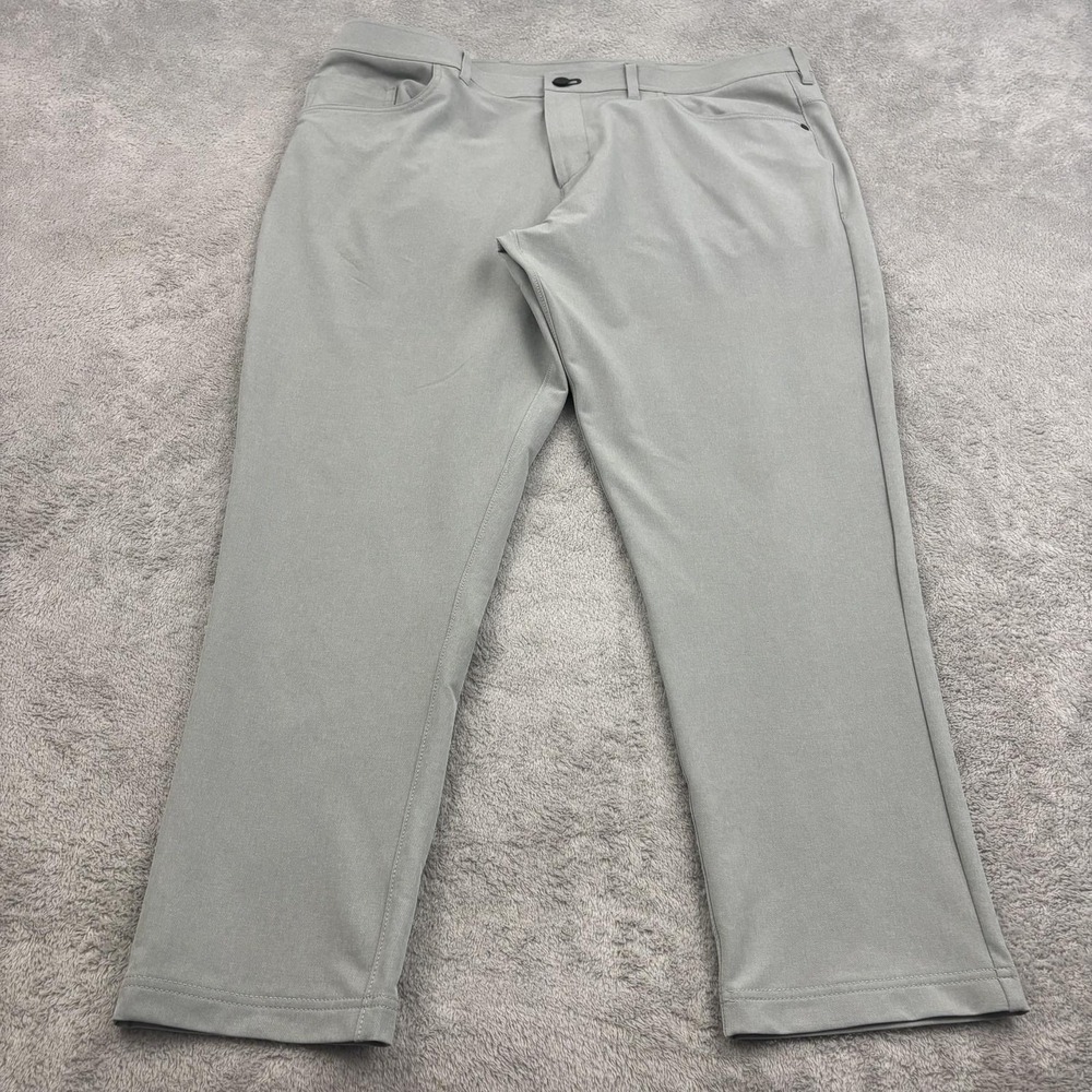 Public Rec Workday Slim Fit Pant Mens 40x30 Gray Performance Stretch Golf Casual